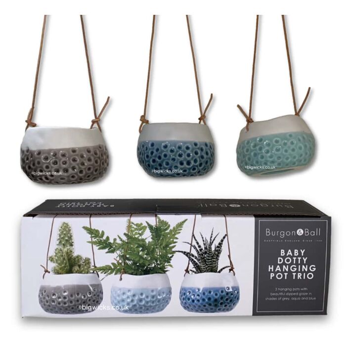 Burgon & Ball Baby Dotty Trio Pots-1
